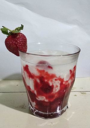 Foto resep Strawberry Korean Milk