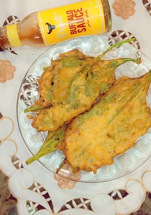 A picture of Palak ke pakoray.