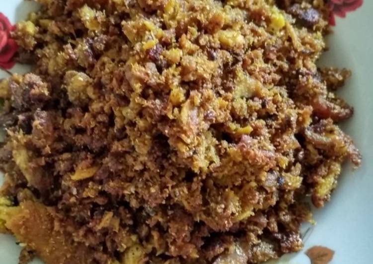 Cara buat Abon Cakalan yang lezat dan Mudah Dibuat