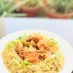 A picture of Spanish Chicken.