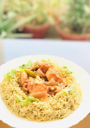 A picture of Spanish Chicken.