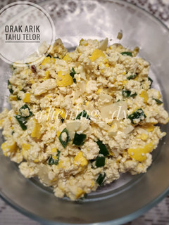 Foto resep Orak Arik Tahu Telor