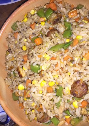 Una foto de Arroz al estilo chino