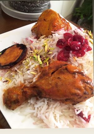 عکسی از دستور آلبالو پلو