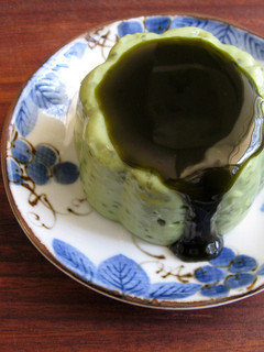 A picture of Tapioca Matcha Milk Jelly.