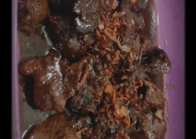 Semur Daging Simple