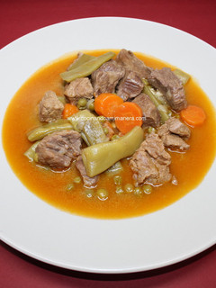 Una foto de Ternera en salsa