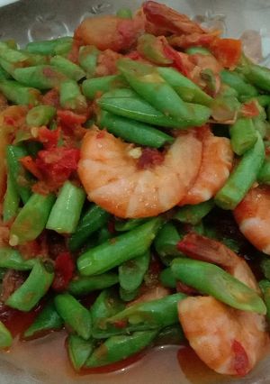 Foto resep Tumis buncis udang