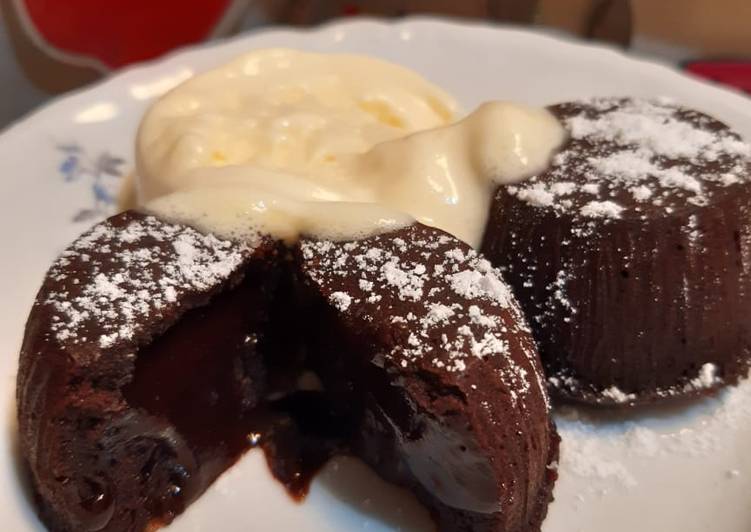 makanan Chocolatos lava cake Jadi, Enak