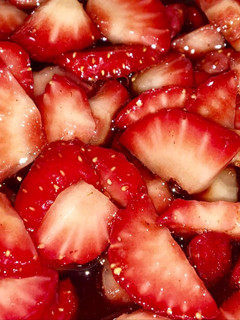 Una foto de Fresas con vinagre de módena y pimienta