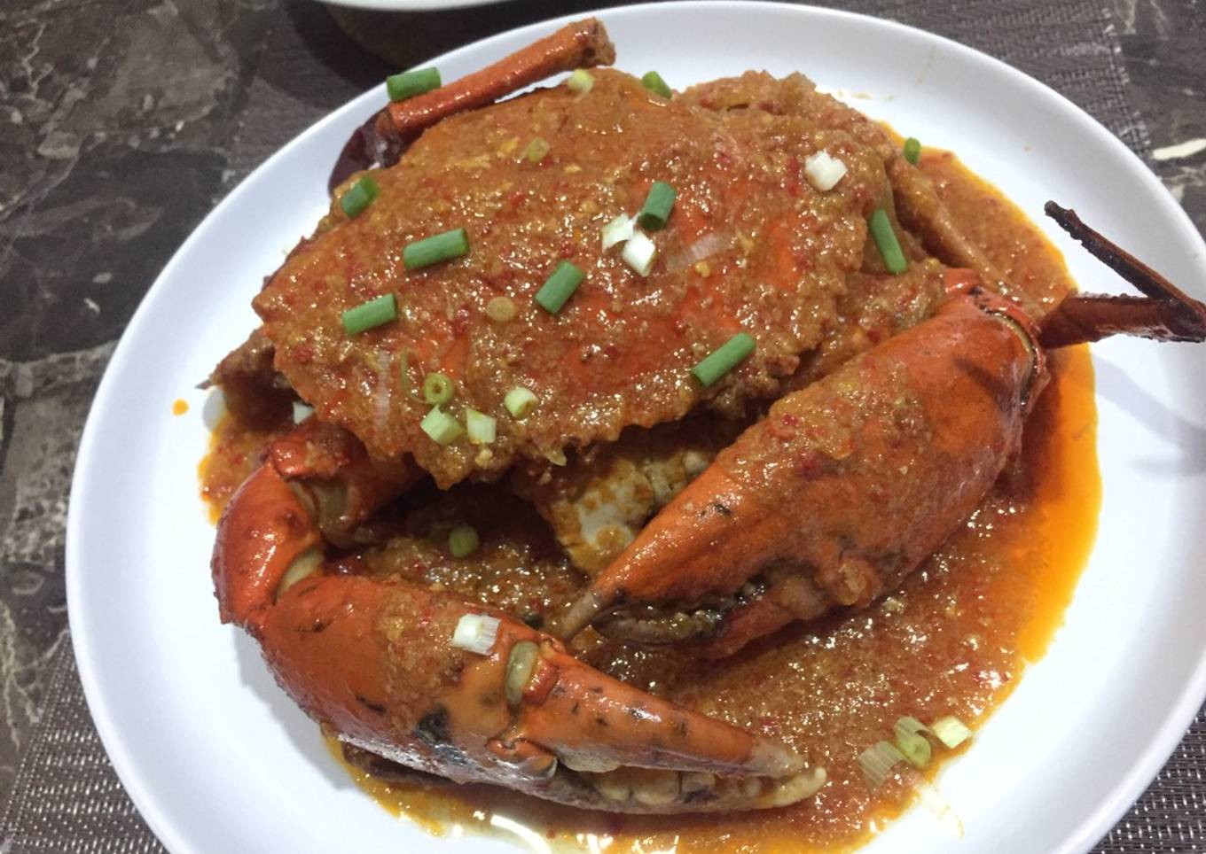 Kepiting saos padang pedas