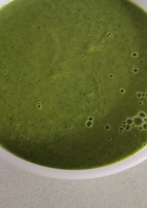 Foto principal de Crema judías verdes y apio gluten free