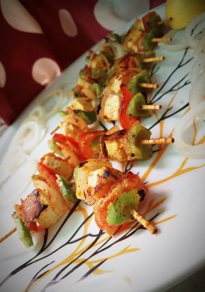 A picture of Paneer tikka.