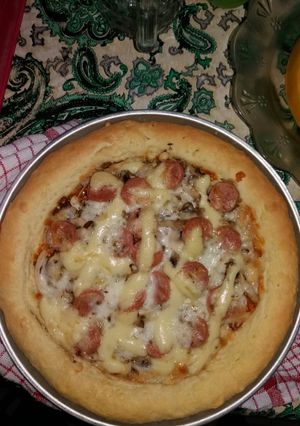 Foto resep Homemade pizza simple