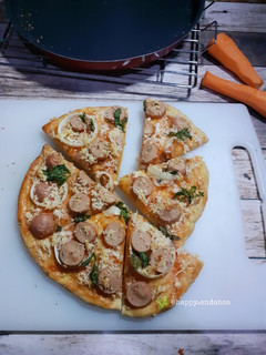 Foto resep Pizza Tipis Kulit Wortel