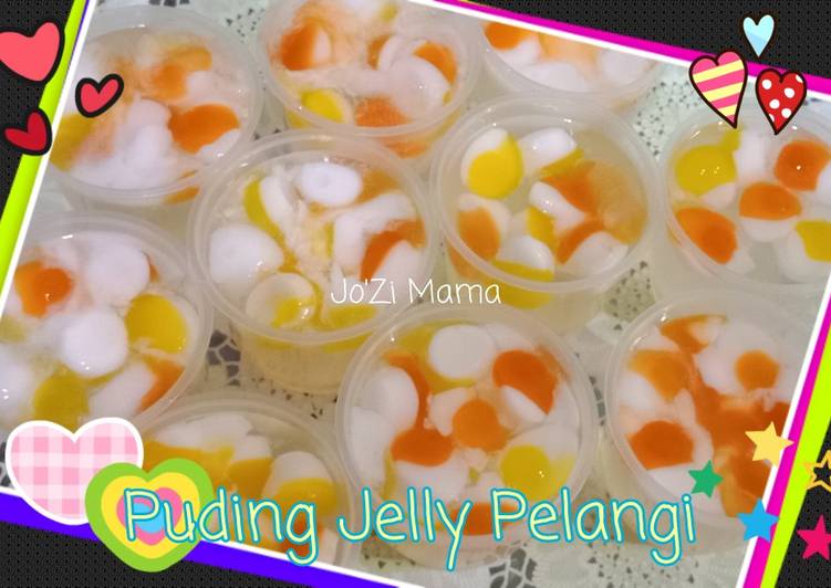 Resep 12. Puding Jelly Pelangi #BikinRamadanBerkesan | Cara Bikin 12. Puding Jelly Pelangi #BikinRamadanBerkesan Yang Lezat Sekali