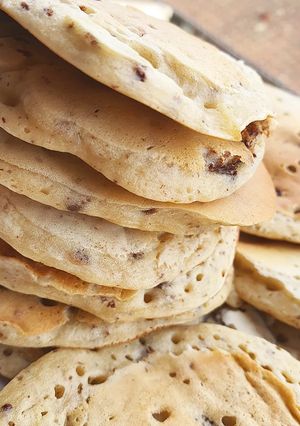 Une photo de Pancakes healthy Banane Choco