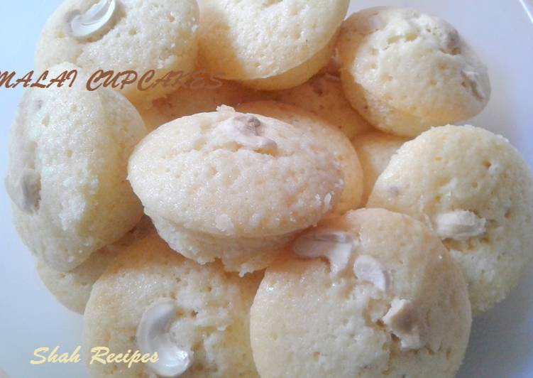 Malai cupcakes