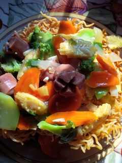 Foto resep I FU MIE mie tamie siram capcay 
