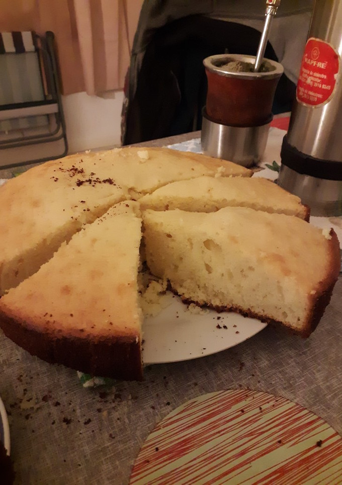 Una foto de Torta de vainilla