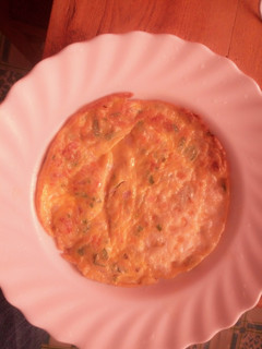 A picture of Simple egg omelette.
