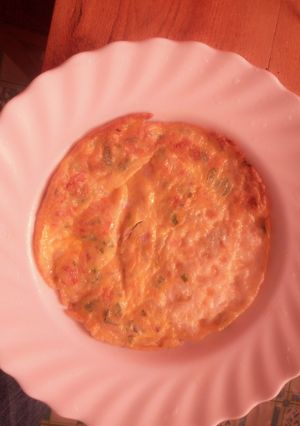 A picture of Simple egg omelette.
