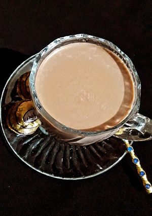 صورة لوصفة حليب وكاكاو ساخن