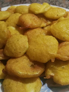 Una foto de Calabacín rebozado con pasta orly
