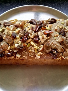 A picture of Whole Wheat Dry Fruit Cake.