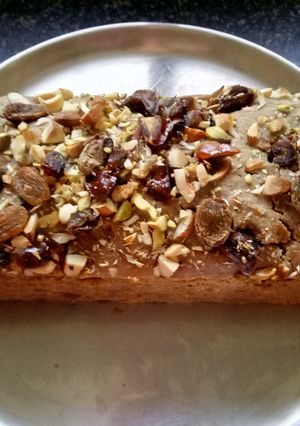 A picture of Whole Wheat Dry Fruit Cake.