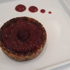 A picture of Vegan chocolate pie.