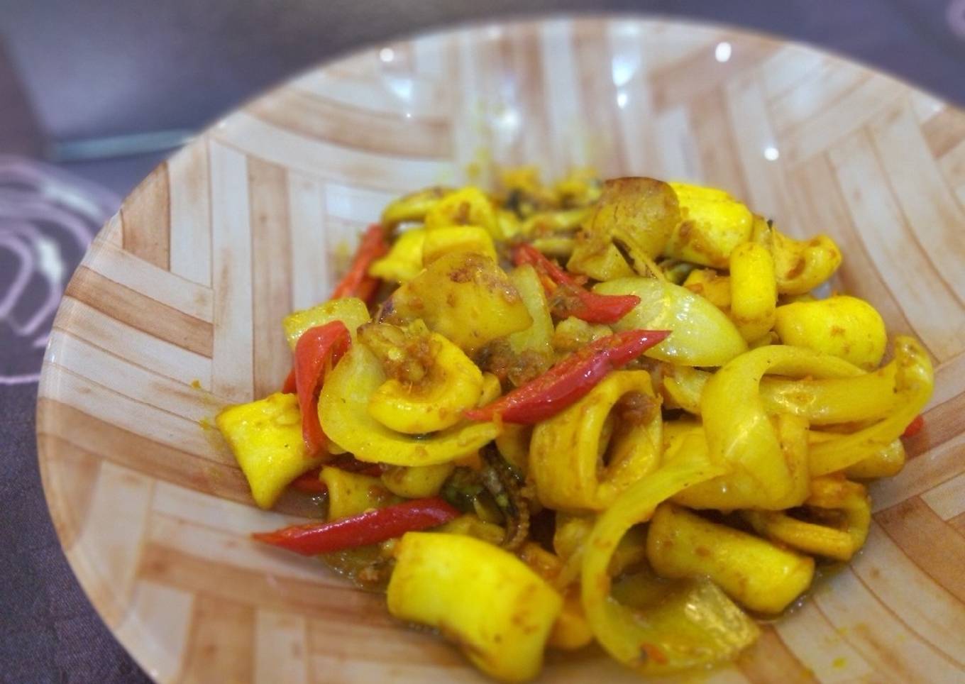 Sotong Goreng Kunyit