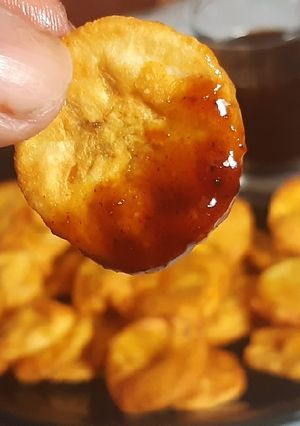 A picture of Kurkure kele ke pakode.