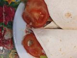 Házilag töltött tortilla zöldséggel picit csípősen 1254