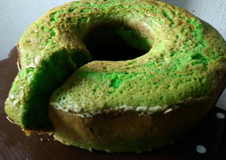 Cara Membuat Bolu panggang pandan simple enak dan mudah