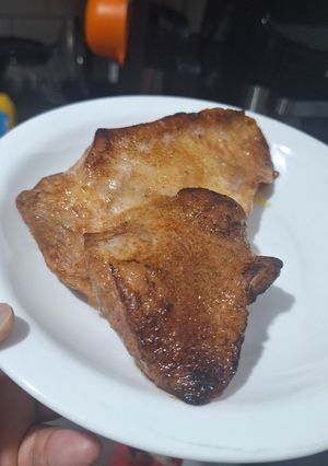 Una foto de Secreto de Cerdo con Limón y Mostaza