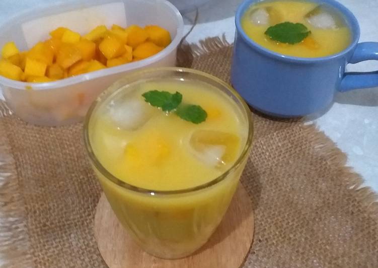 Bagaimana Membuat Mango Sago Ekonomis, tanpa mutiara Anti Gagal