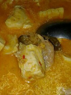 Foto resep Tahu sayap kuah santan😊😊