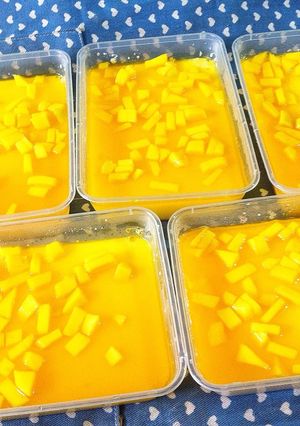 Foto resep Puding Saus Mangga