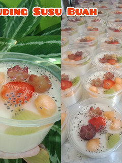 Foto resep Puding Susu Buah Cup 300ml