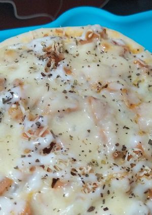 Foto resep Creamy pizza beef mozarella