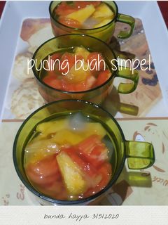 Foto resep Puding buah simpel