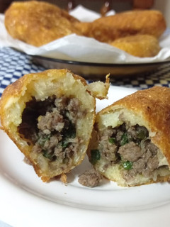 Una foto de Croqueta de mandioca