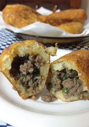 Una foto de Croqueta de mandioca