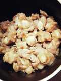 เอ็นไก่หมักซอส (ไมโครเวฟ)