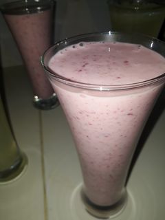 صورة لوصفة عصير الفراولة