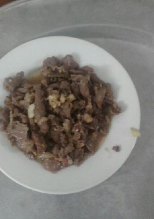 Hình của món Thịt bò xào.