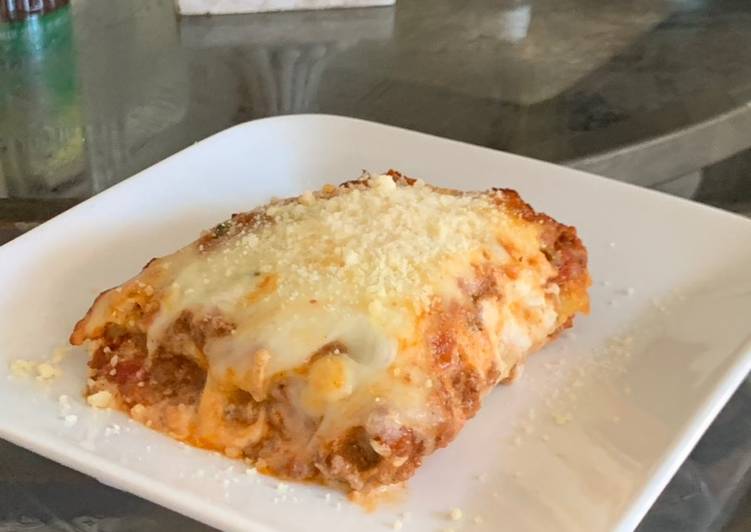 Lasaña de carne molida Receta de Dante Lopez- Cookpad