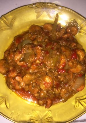 Foto resep 🦐udang balado asam manis