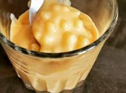 Una foto de crema de tapioca